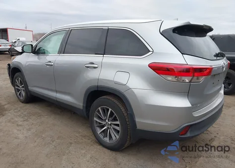2019 Toyota Highlander Xle из США, поврежденный, VIN 5TDJZRFHXKS572804